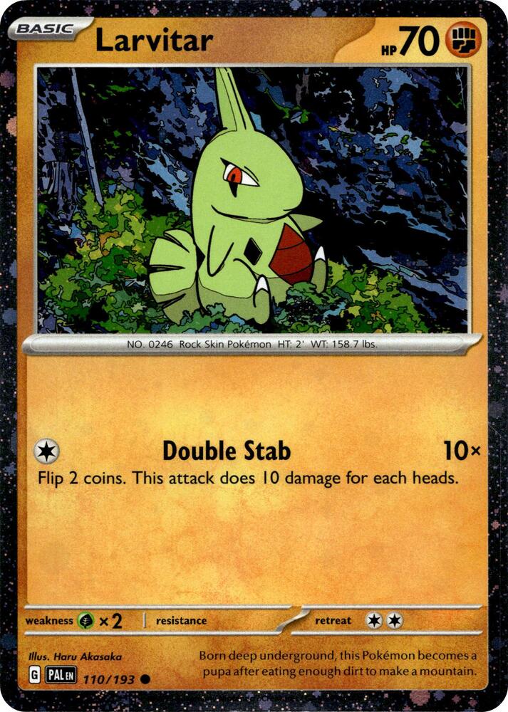 Larvitar (Cosmo Foil)