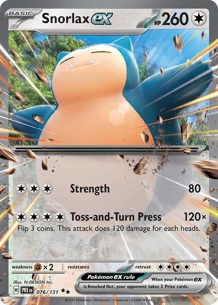 Snorlax ex - SV: Prismatic Evolutions