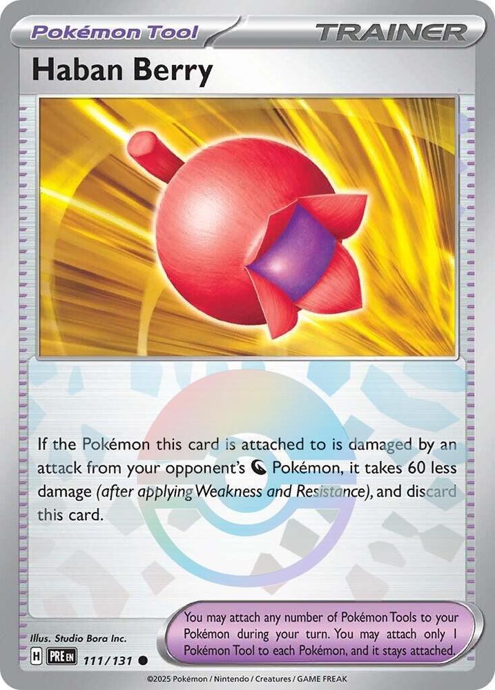 Haban Berry (Poke Ball Pattern) - SV: Prismatic Evolutions