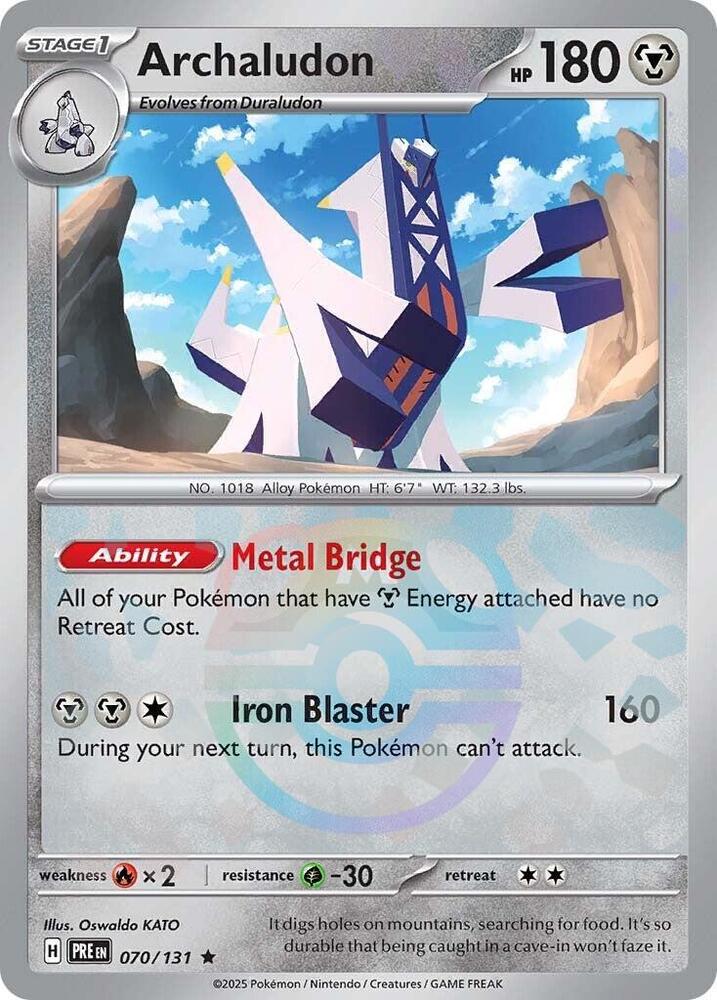 Archaludon (Master Ball Pattern) - SV: Prismatic Evolutions