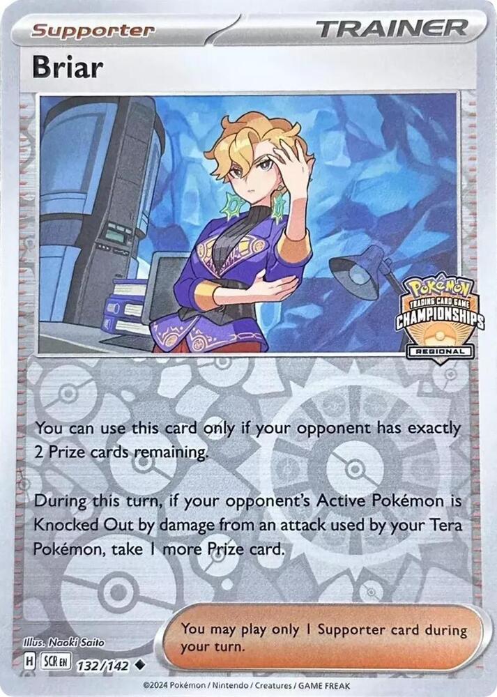 Briar - 132/142 (Regional Championship) - League & Championship Cards