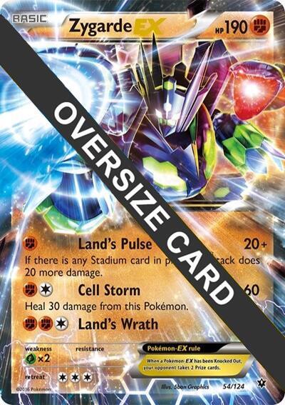 Zygarde EX - 54/124 - Jumbo Cards