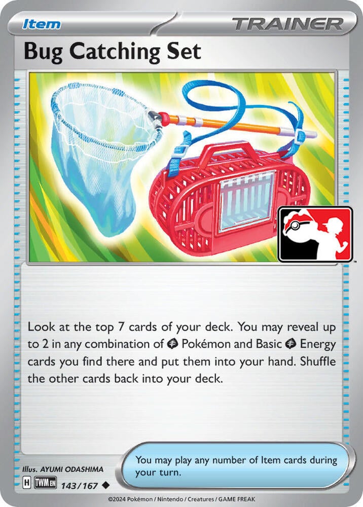 Bug Catching Set - 143/167 - Prize Pack Series Cards