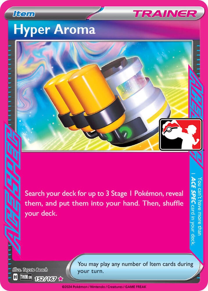 Hyper Aroma - 152/167 - Prize Pack Series Cards