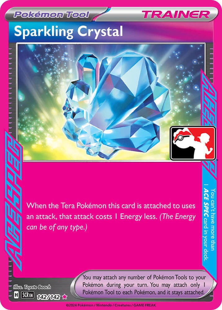 Sparkling Crystal - 142/142 - Prize Pack Series Cards