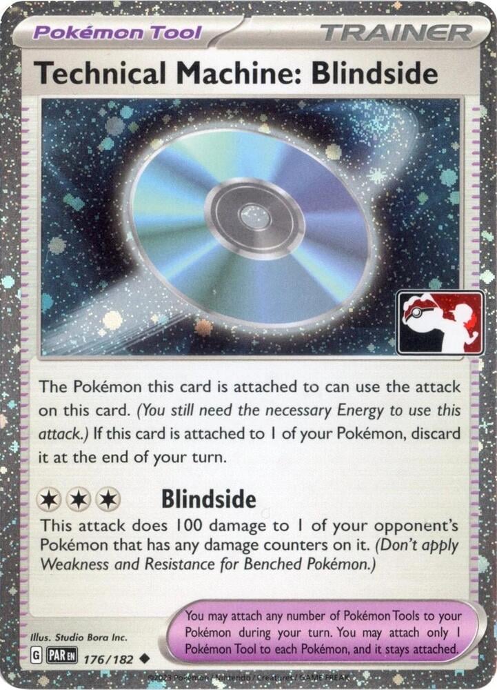 Technical Machine: Blindside - 176/182 (Cosmos Holo) - Prize Pack Series Cards