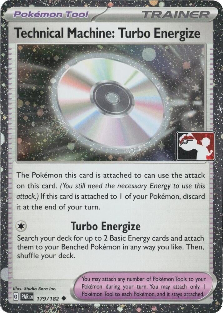 Technical Machine: Turbo Energize - 179/182 (Cosmos Holo) - Prize Pack Series Cards