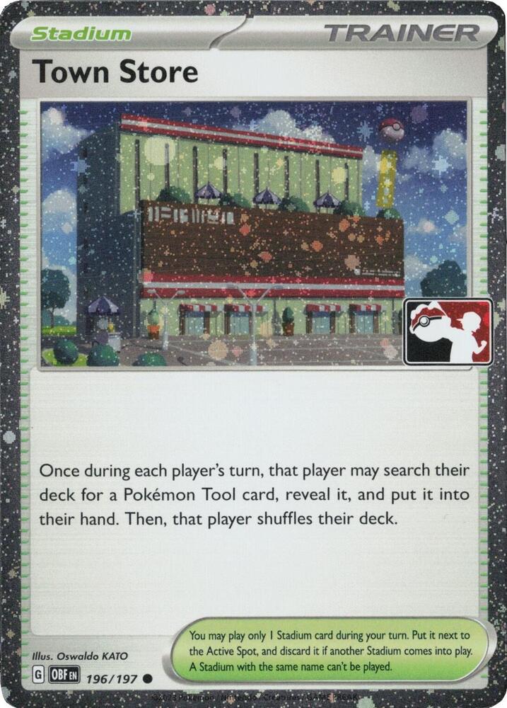 Town Store - 196/197 (Cosmos Holo) - Prize Pack Series Cards