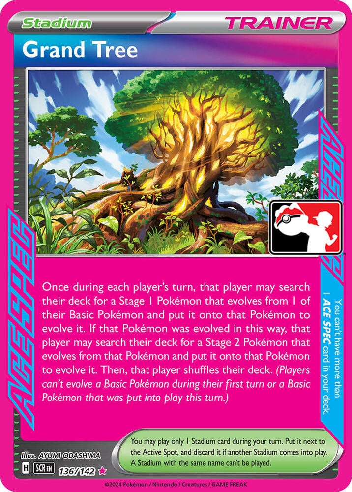 Grand Tree - 136/142 - Prize Pack Series Cards