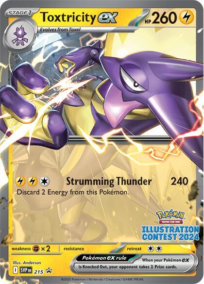 Toxtricity ex - 215 (Illustration Contest 2024) - SV: Scarlet & Violet Promo Cards