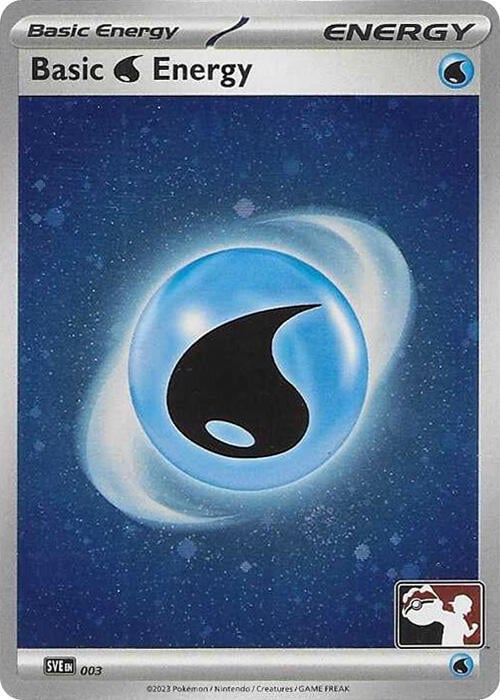 Basic Water Energy - 003 (Cosmos Holo) - Prize Pack Series Cards