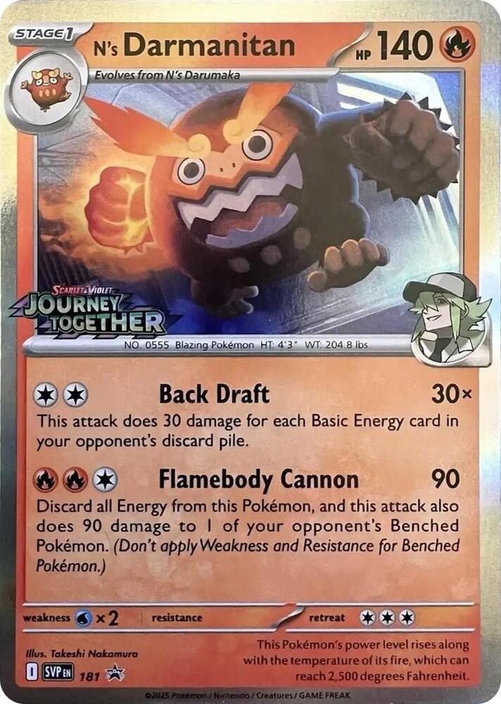 N's Darmanitan (Prerelease)