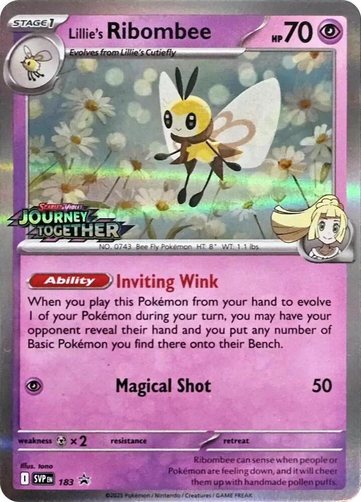 Lillie's Ribombee (Prerelease)