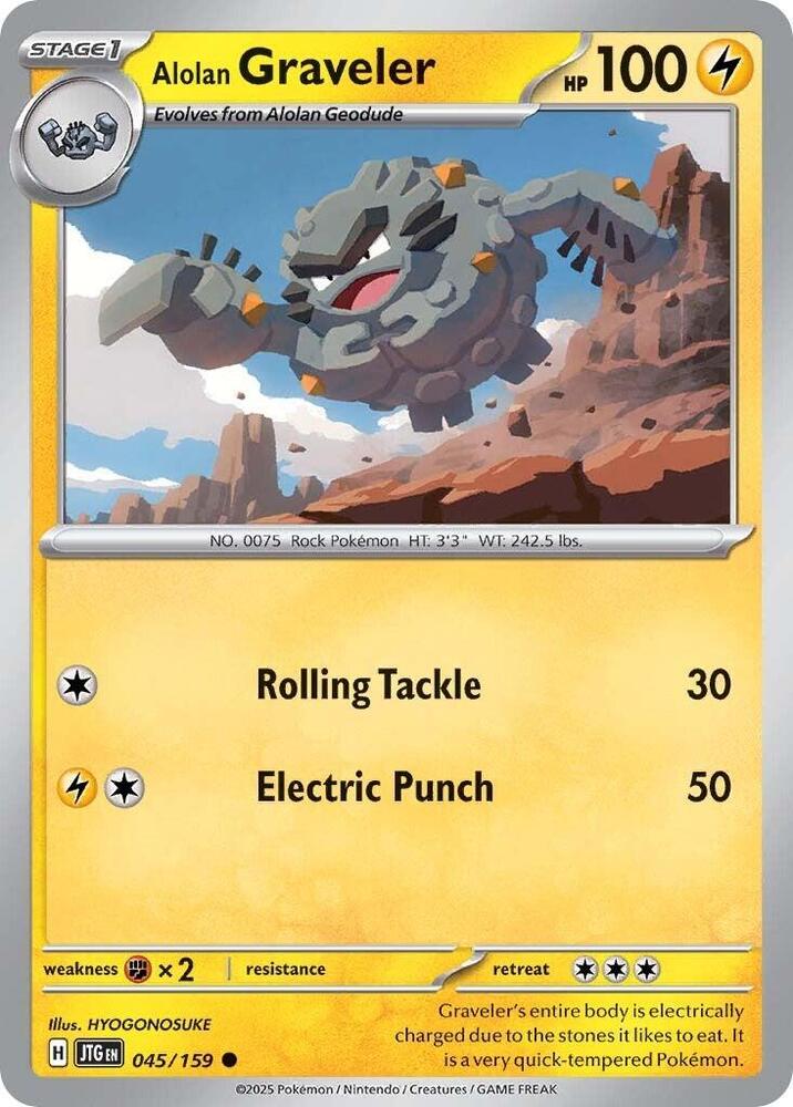 Alolan Graveler - SV09: Journey Together