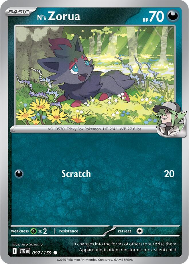 N's Zorua - SV09: Journey Together