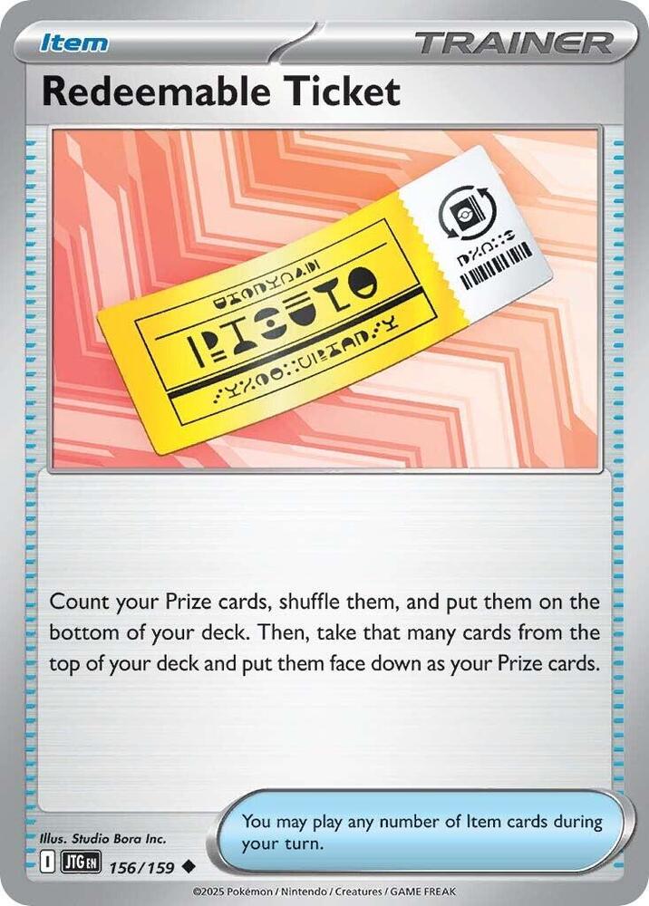 Redeemable Ticket - SV09: Journey Together