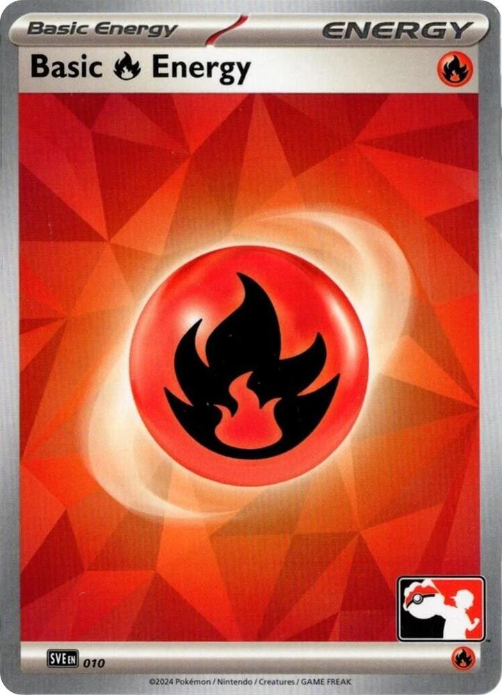 Basic Fire Energy - 010 - Prize Pack Series Cards