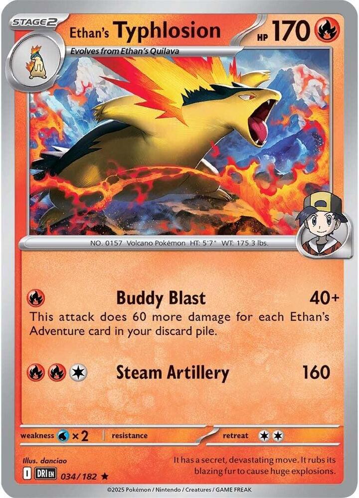 Ethan's Typhlosion - SV10: Destined Rivals