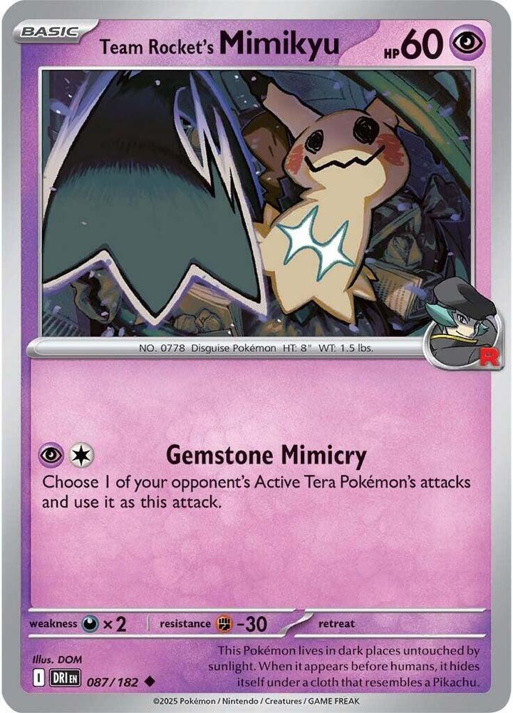 Team Rocket's Mimikyu - SV10: Destined Rivals