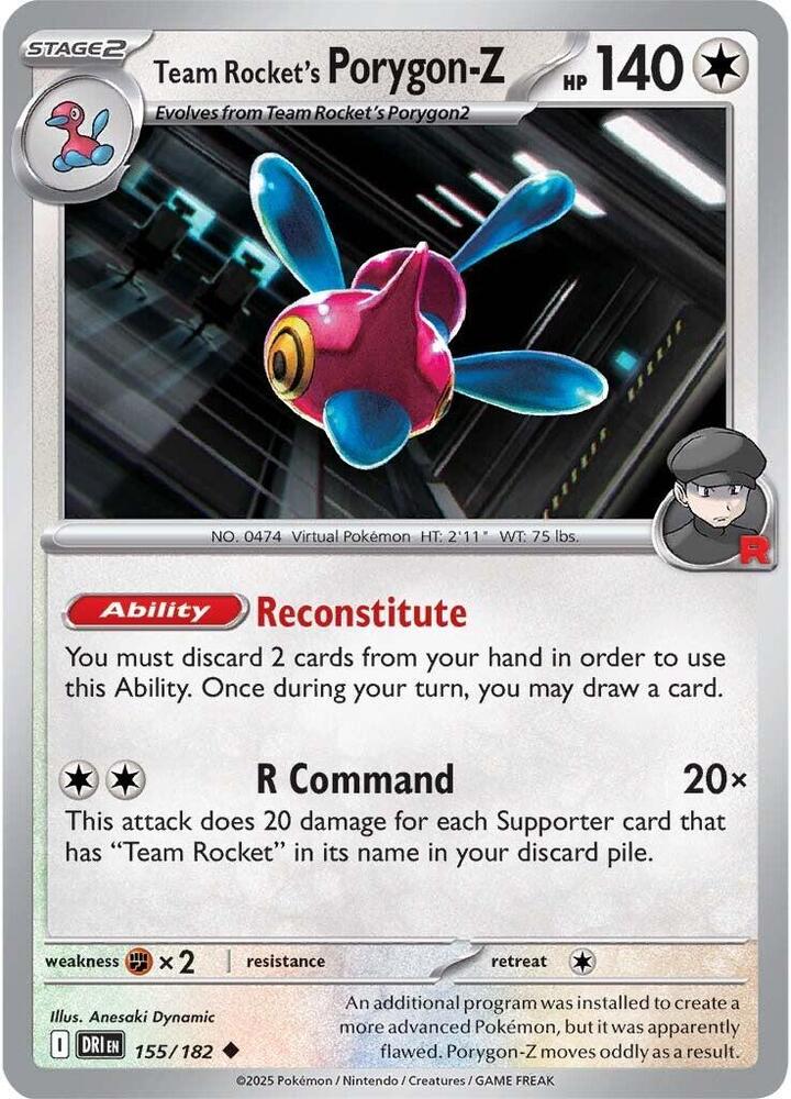 Team Rocket's Porygon-Z - SV10: Destined Rivals