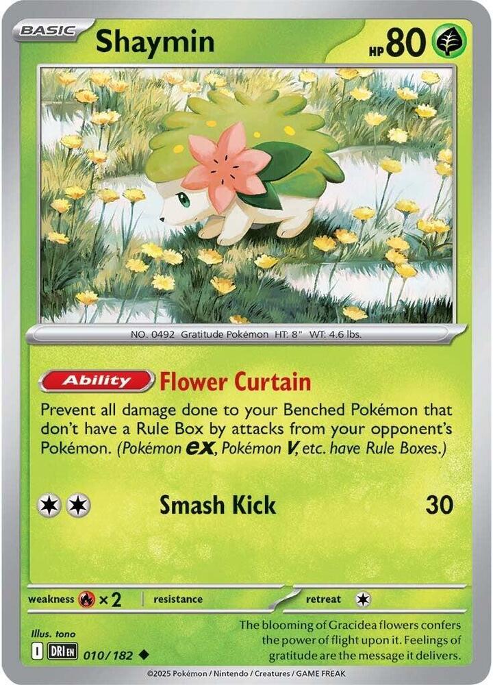 Shaymin - 010/182 - SV10: Destined Rivals