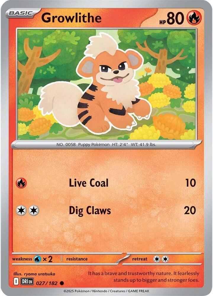 Growlithe - SV10: Destined Rivals