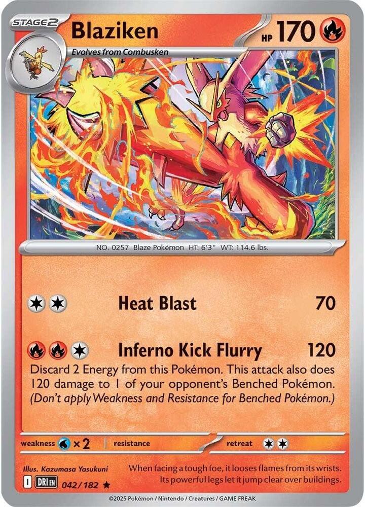 Blaziken - 042/182 - SV10: Destined Rivals