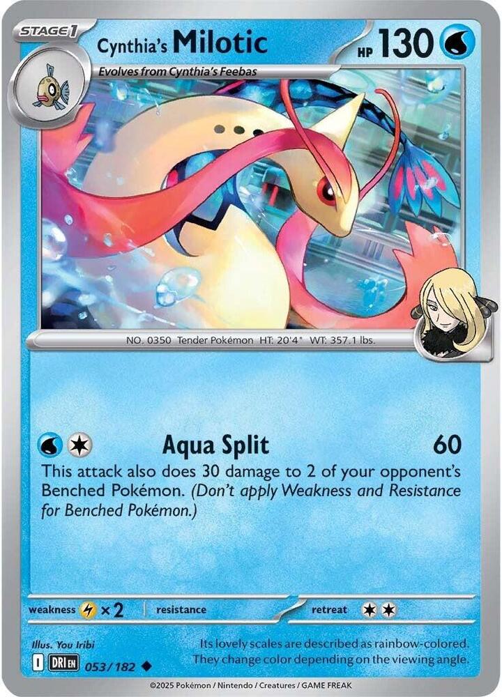 Cynthia's Milotic - SV10: Destined Rivals