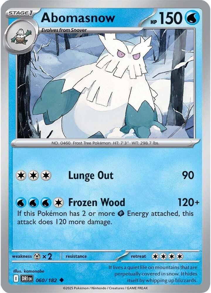 Abomasnow - SV10: Destined Rivals