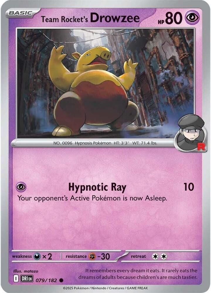 Team Rocket's Drowzee - SV10: Destined Rivals