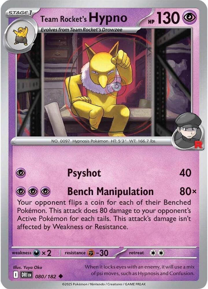 Team Rocket's Hypno - SV10: Destined Rivals