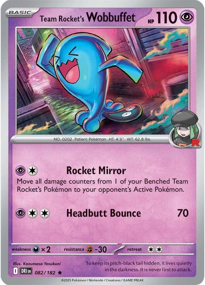 Team Rocket's Wobbuffet - SV10: Destined Rivals