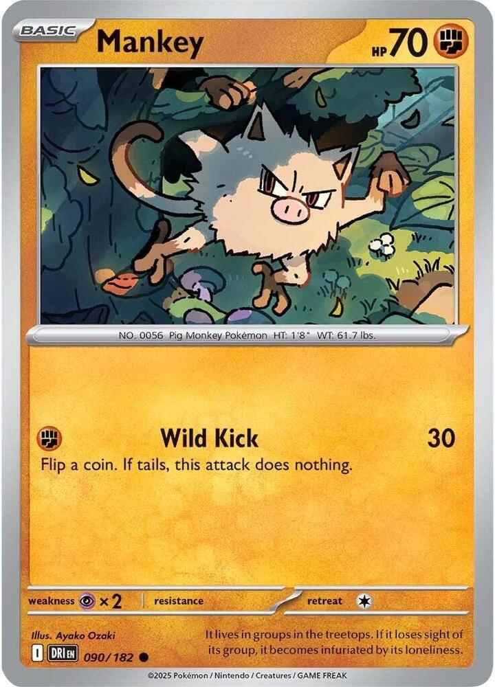 Mankey - SV10: Destined Rivals