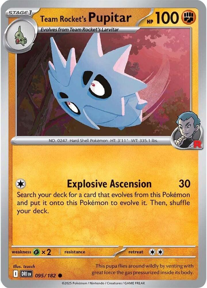 Team Rocket's Pupitar - SV10: Destined Rivals