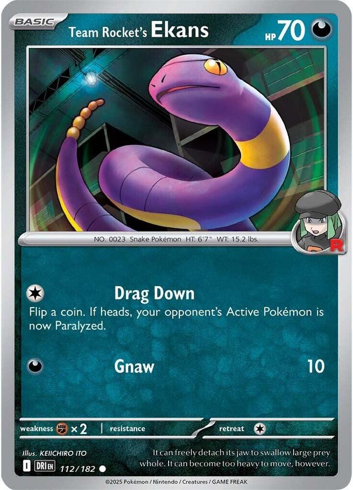 Team Rocket's Ekans - SV10: Destined Rivals
