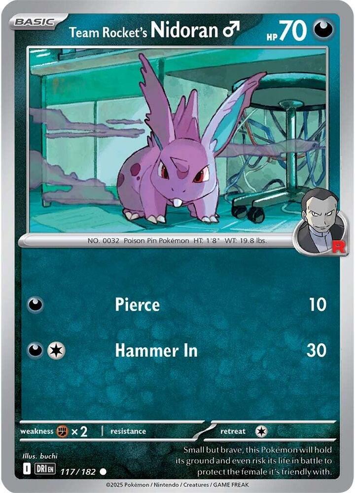 Team Rocket's Nidoran M - SV10: Destined Rivals