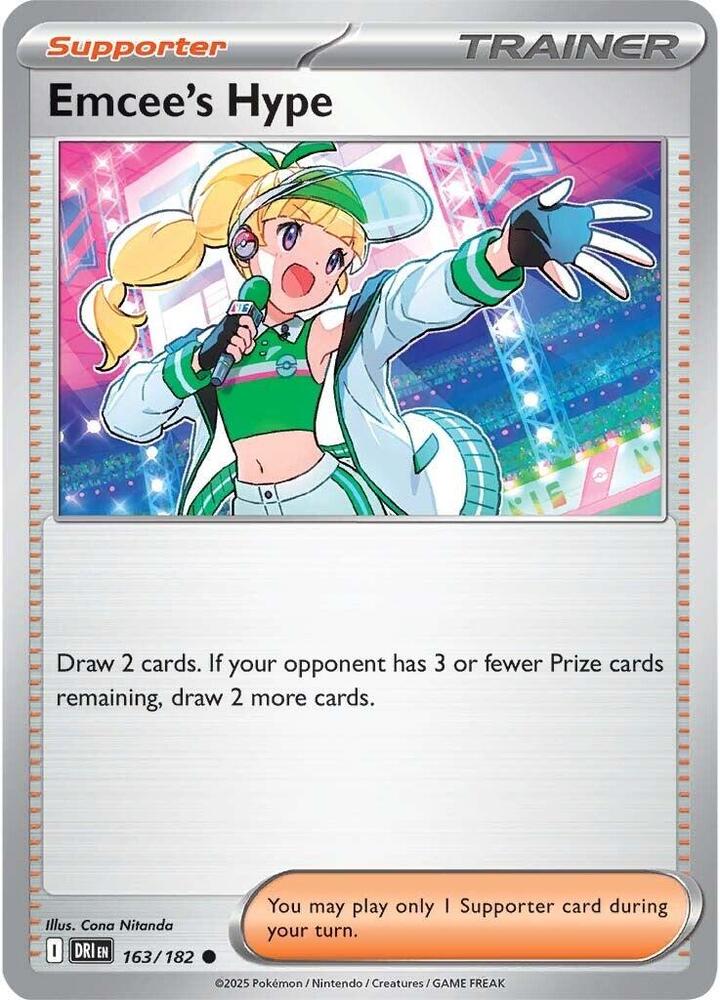 Emcee's Hype - 163/182 - SV10: Destined Rivals