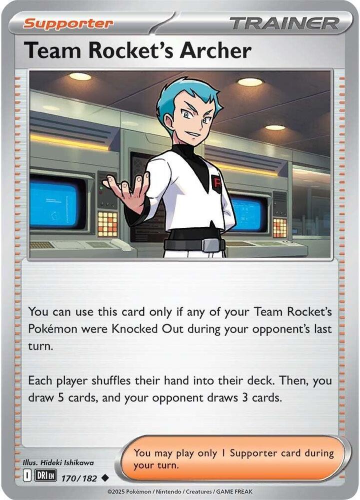 Team Rocket's Archer - 170/182 - SV10: Destined Rivals