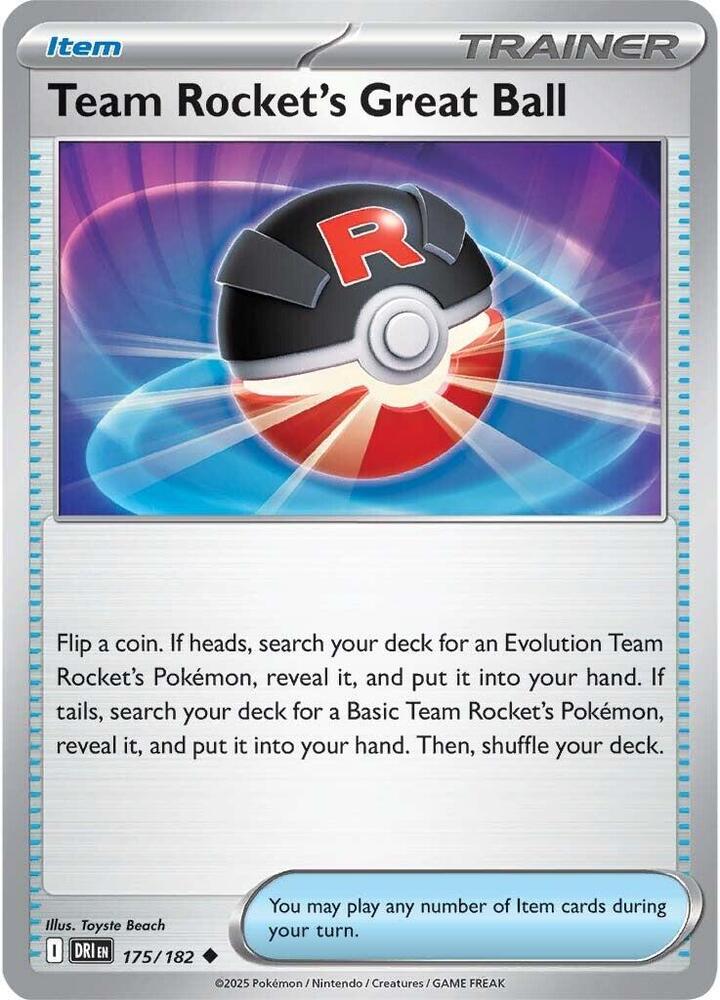 Team Rocket's Great Ball - SV10: Destined Rivals