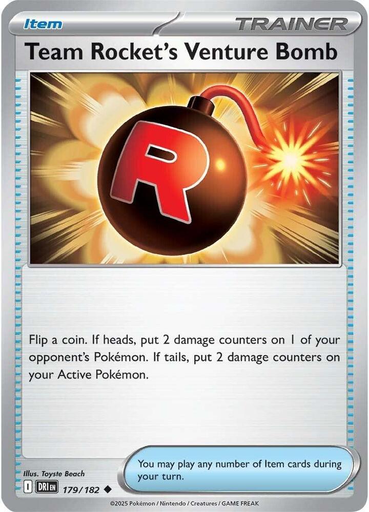 Team Rocket's Venture Bomb - SV10: Destined Rivals