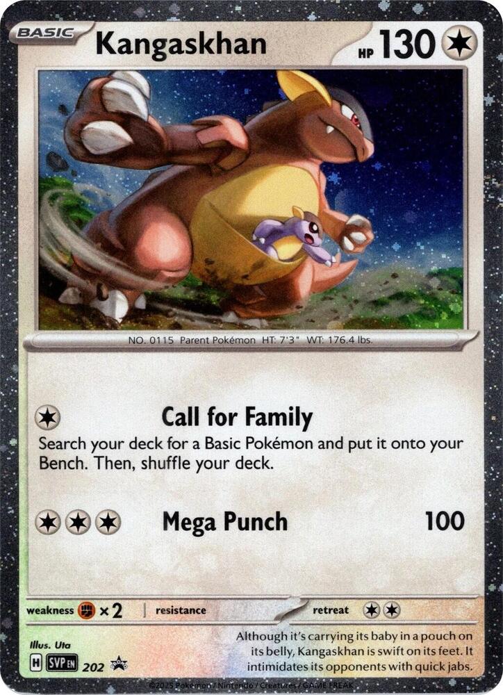 Kangaskhan - 202 (Cosmos Holo) - SV: Scarlet & Violet Promo Cards