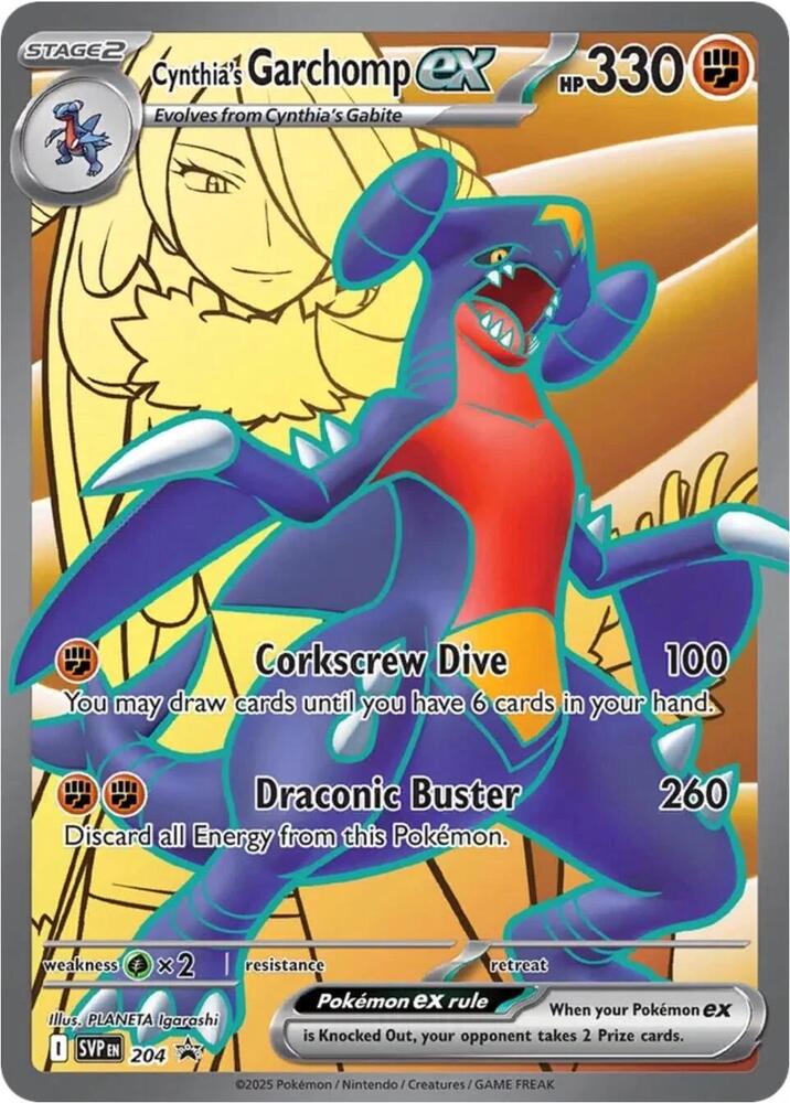 Cynthia's Garchomp ex - SV: Scarlet & Violet Promo Cards