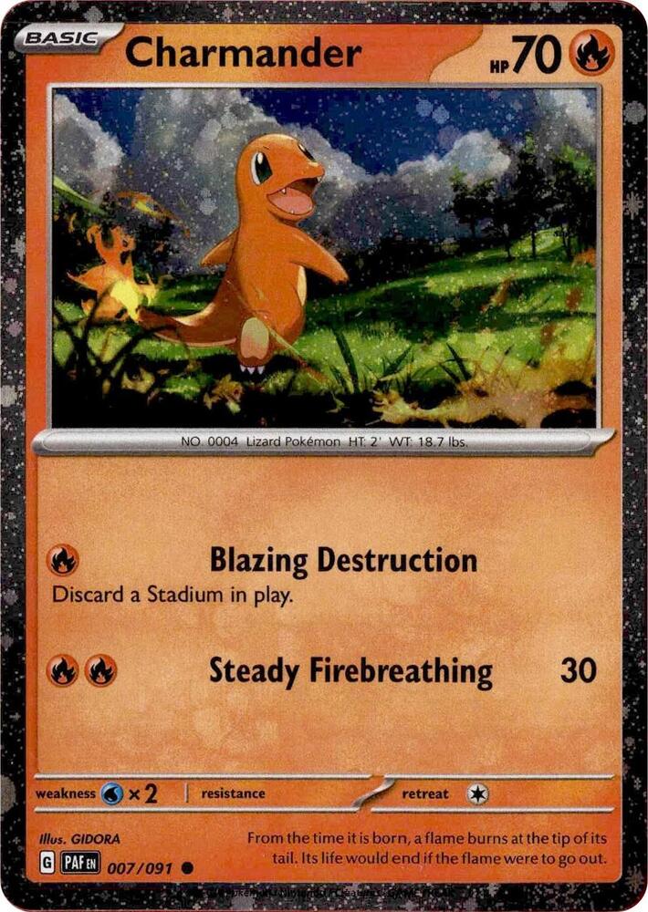 Charmander - 007/091 (Cosmos Holo) - Miscellaneous Cards & Products