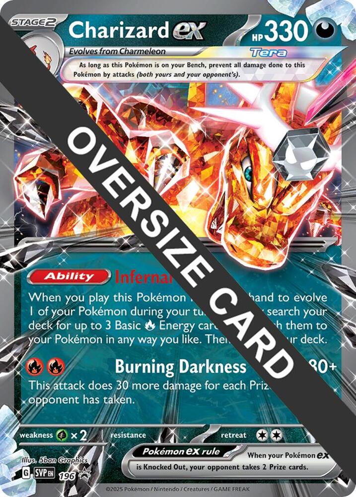 Charizard ex -196 - Jumbo Cards