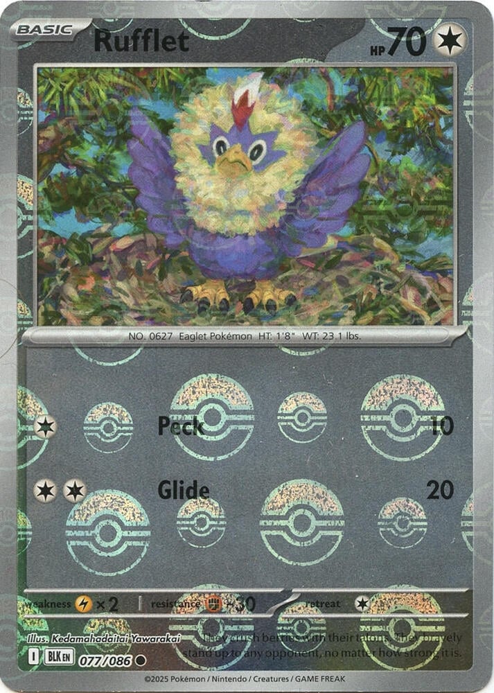 Rufflet (Poke Ball Pattern)
