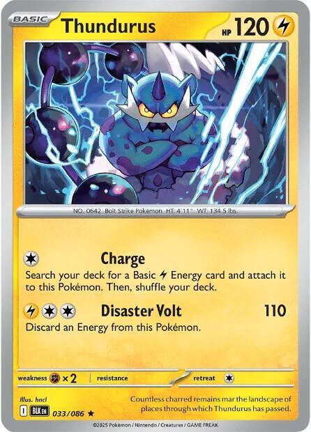 Thundurus - SV: Black Bolt
