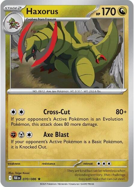 Haxorus - SV: Black Bolt
