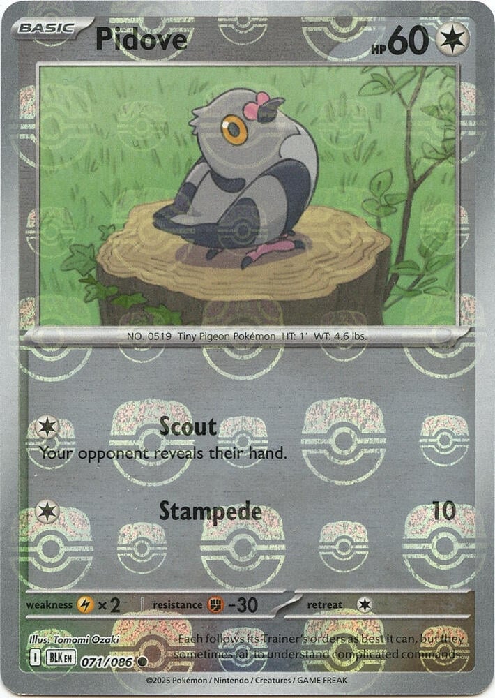 Pidove (Master Ball Pattern)