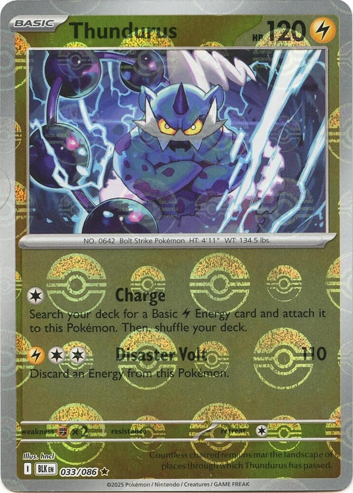 Thundurus (Poke Ball Pattern)
