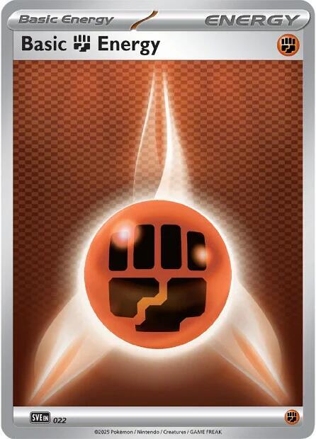 Basic Fighting Energy - 022 - SVE: Scarlet & Violet Energies